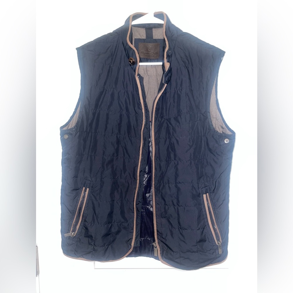 Men’s Massimo Dutti Vest - Navy Size medium
